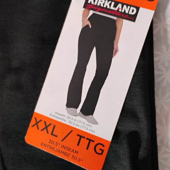 Women's Kirkland Signature Brushed Flare Pants Size xxl NWT - Picture 4 of 5